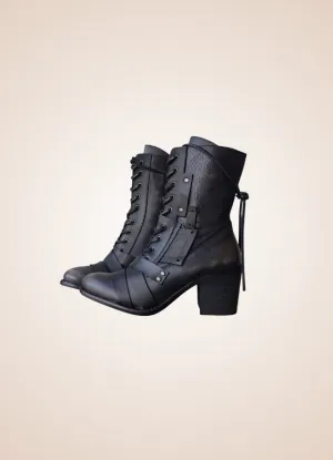 Steampunk British Lace Up Boots
