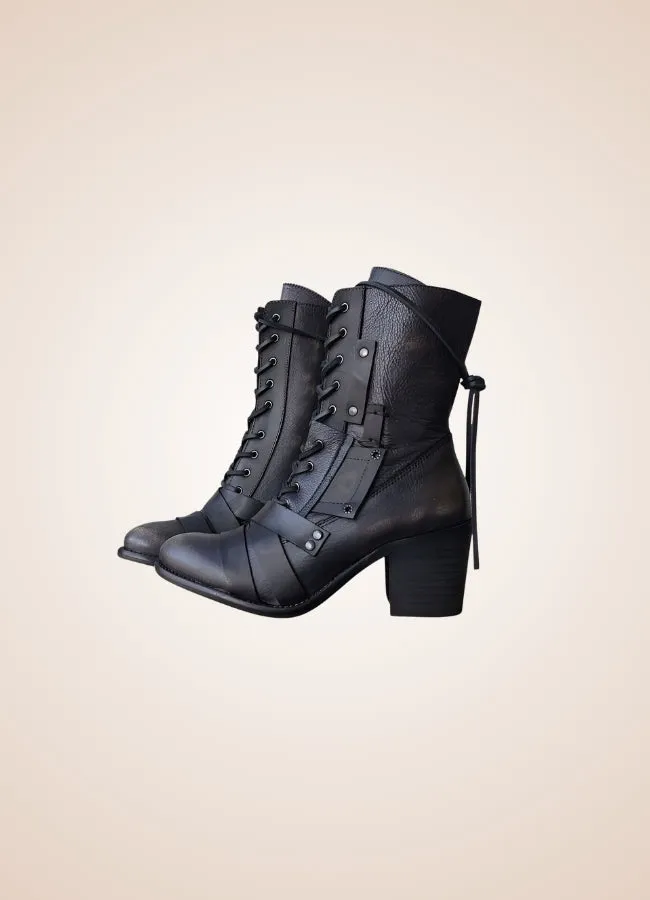 Steampunk British Lace Up Boots