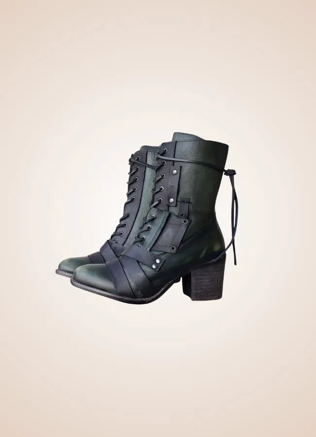 Steampunk British Lace Up Boots