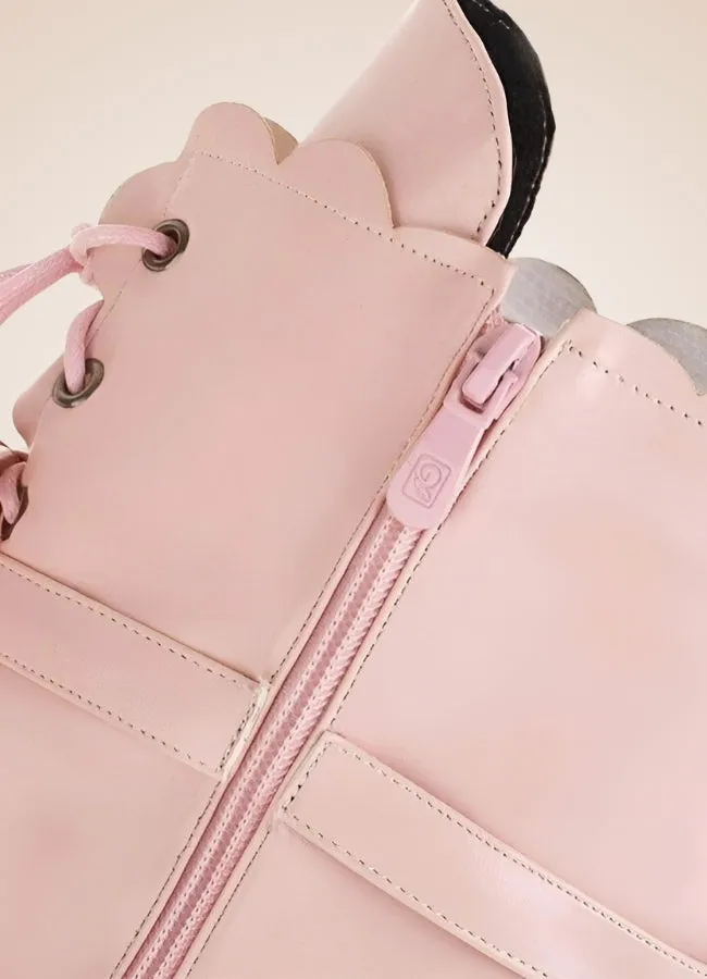 Steampunk Lace Up Lolita Boots
