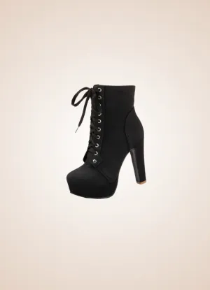 Steampunk Women's Thin Heels Boots