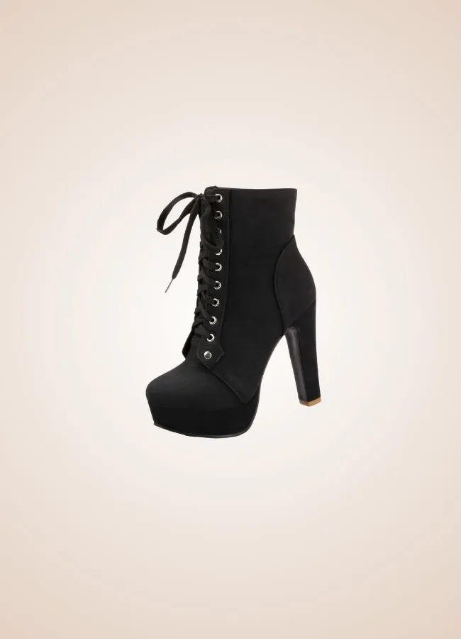 Steampunk Women's Thin Heels Boots