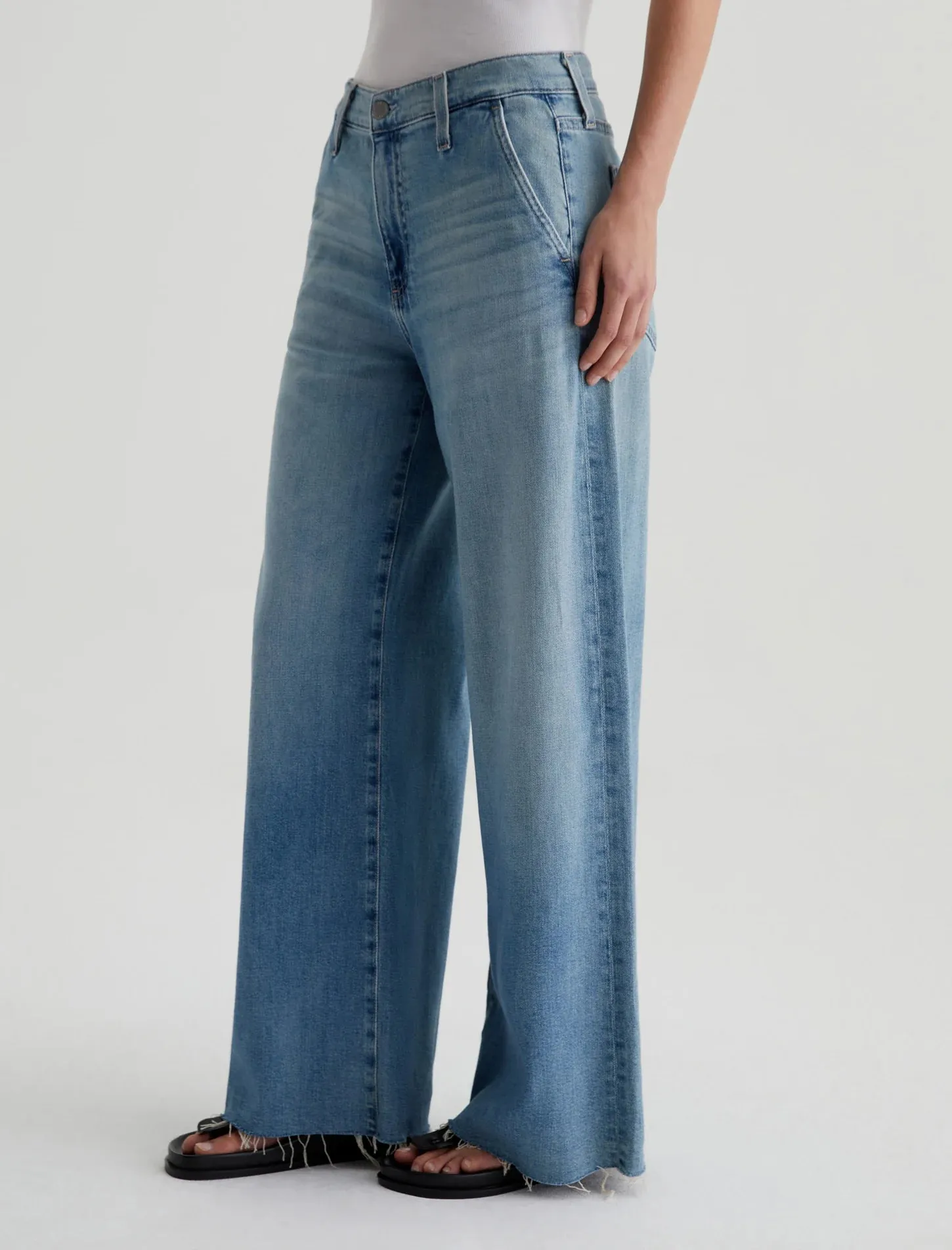 Stella Ankle Low Slung Palazzo - Aries