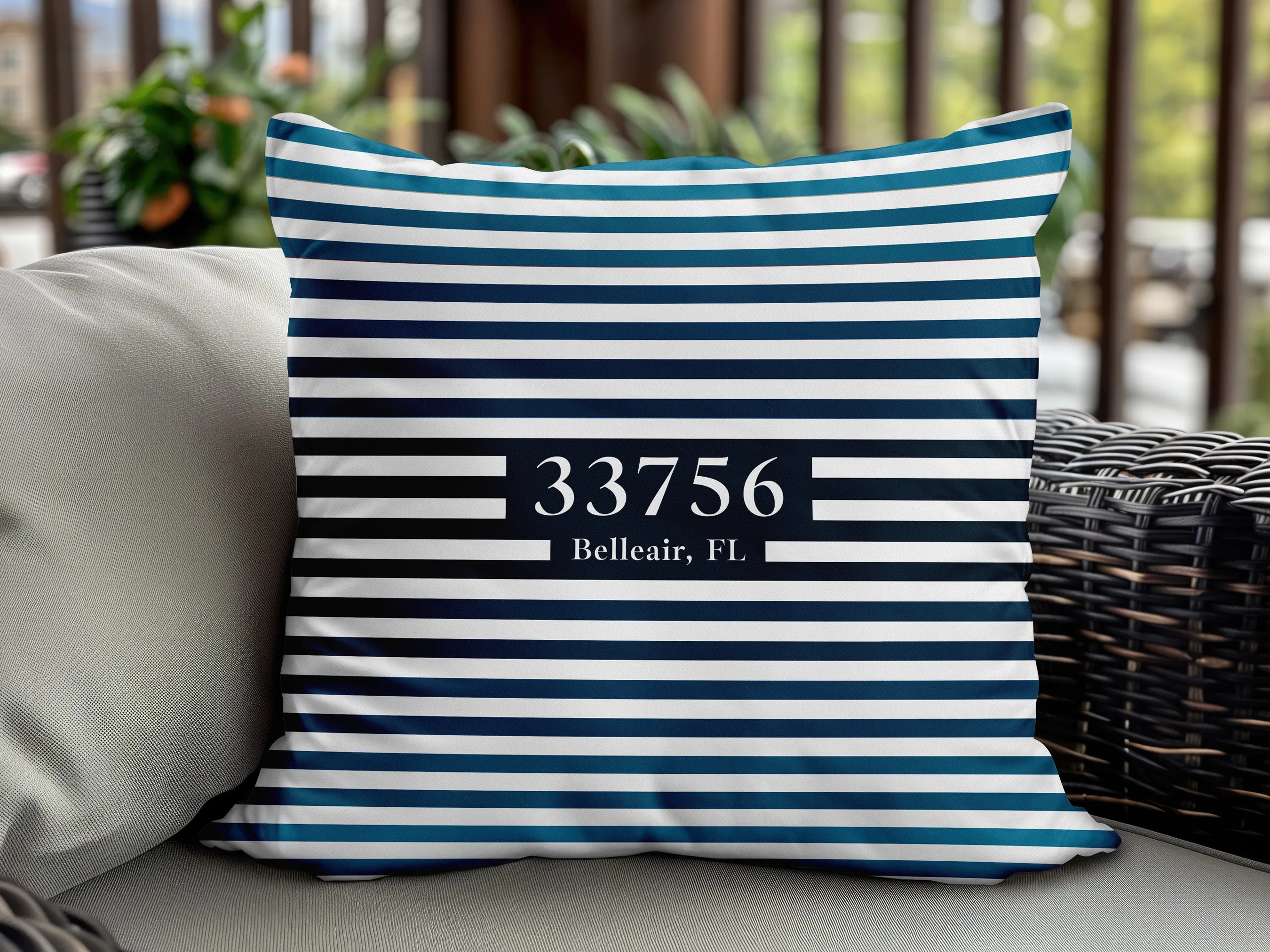 Striped Boat Pillow | Upwind Design