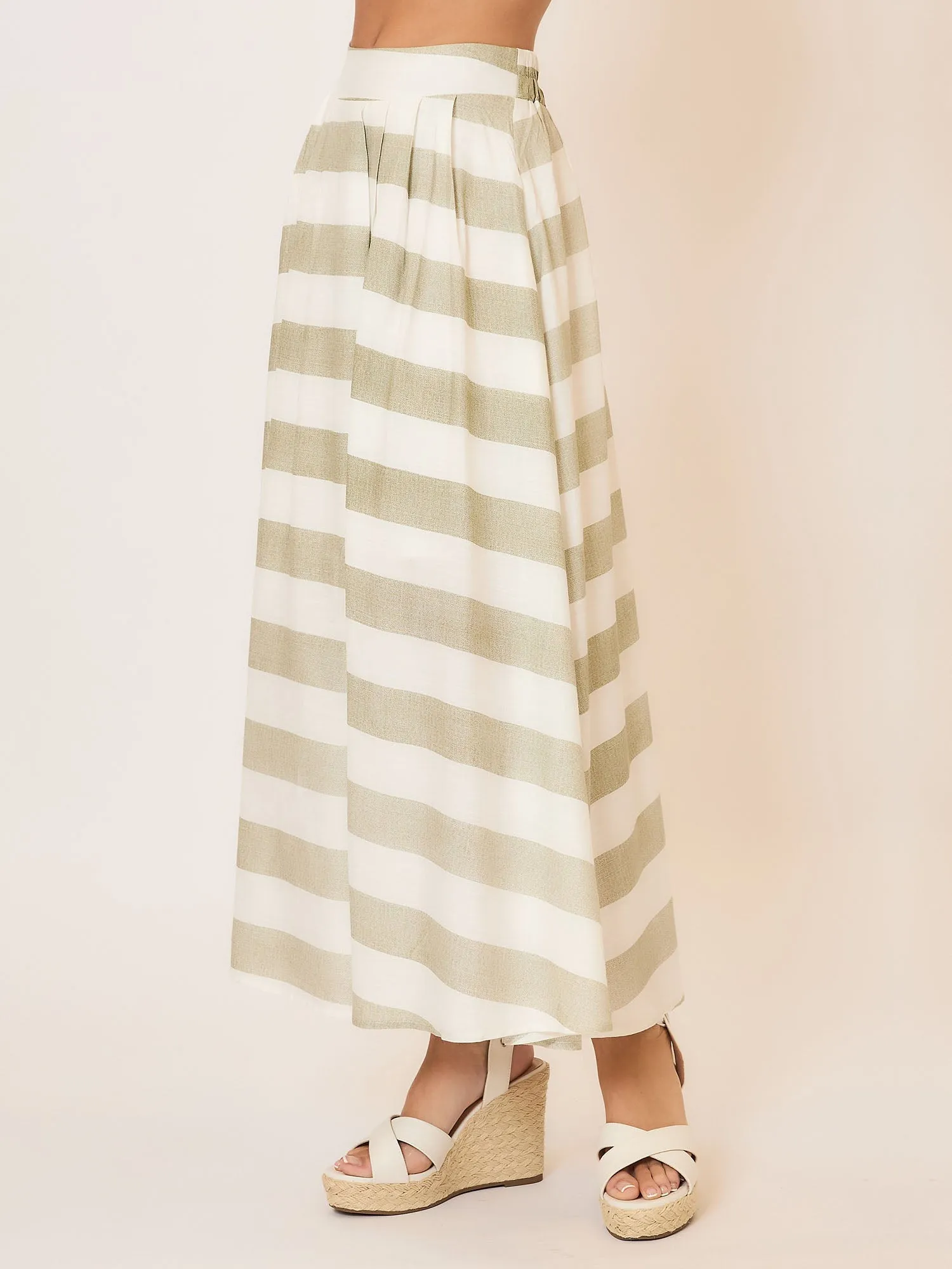 Striped Maxi Skirt