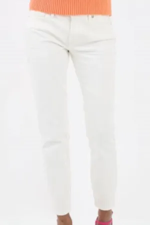 Suki Mid Rise Skinny Jeans - White