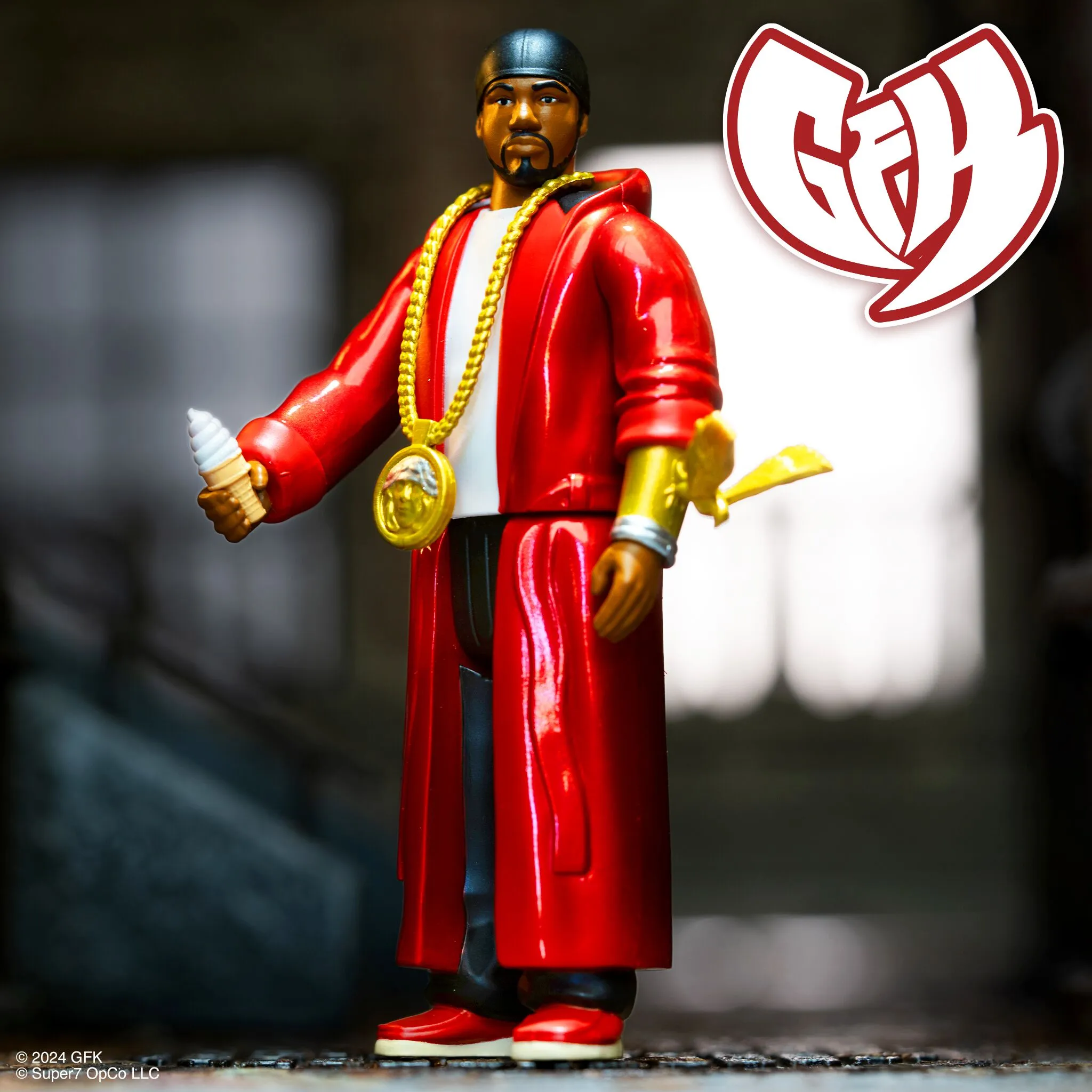 Super7 x Wu-Tang Ghostface Killah (TONEY STARKS) ReAction Figure