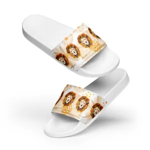 Tan Daisies Women's Slides