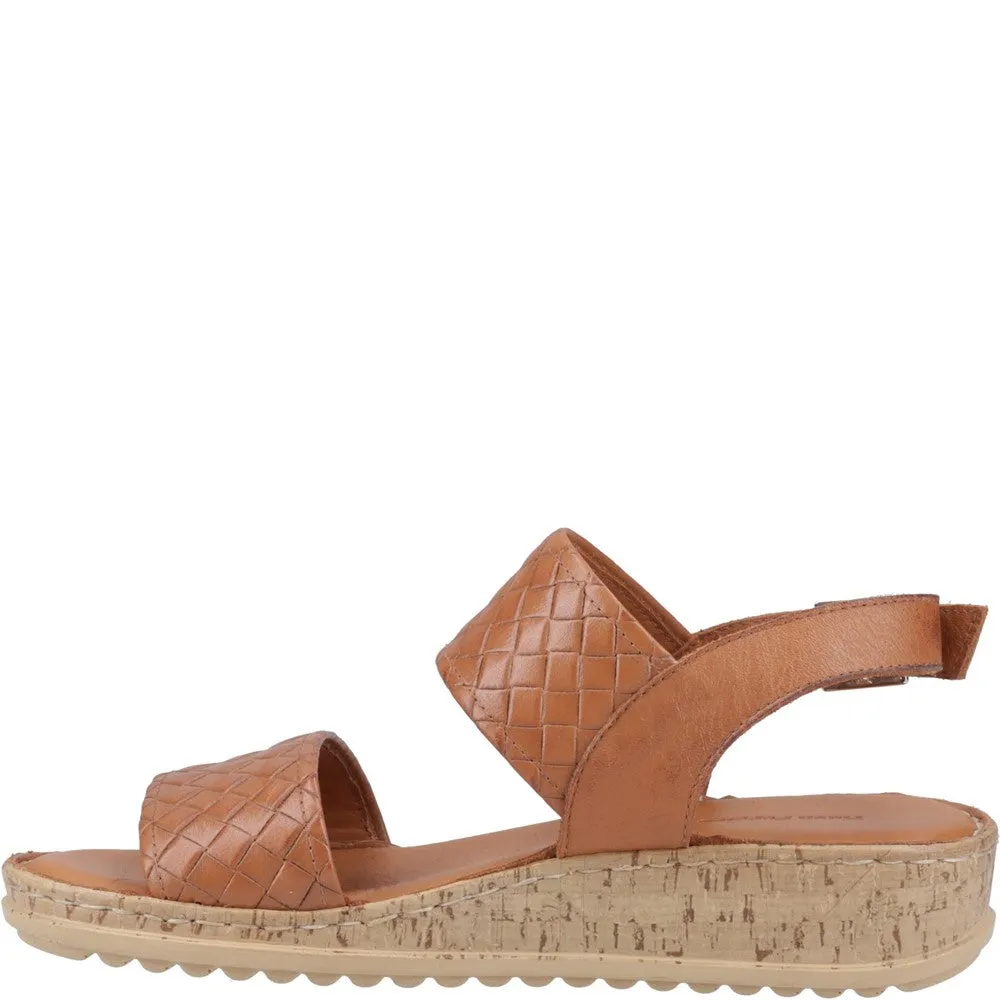 Tan Ebony Woven Sandals
