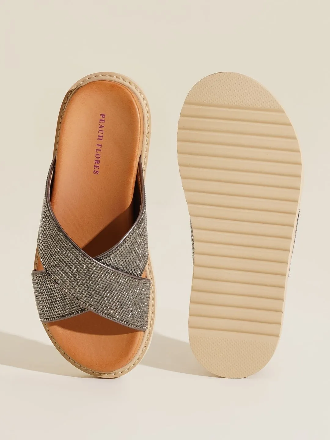 Taylor Leather Slides