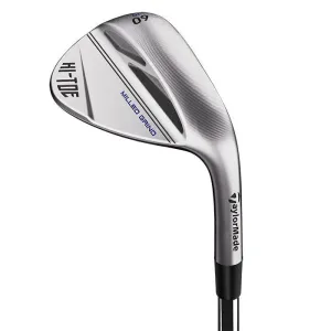 TaylorMade Milled Grind Hi-Toe 3 Chrome Wedge LH 56-10/Standard Bounce *KBS Hi-Rev 2.0 115g steel (Sta Wedge