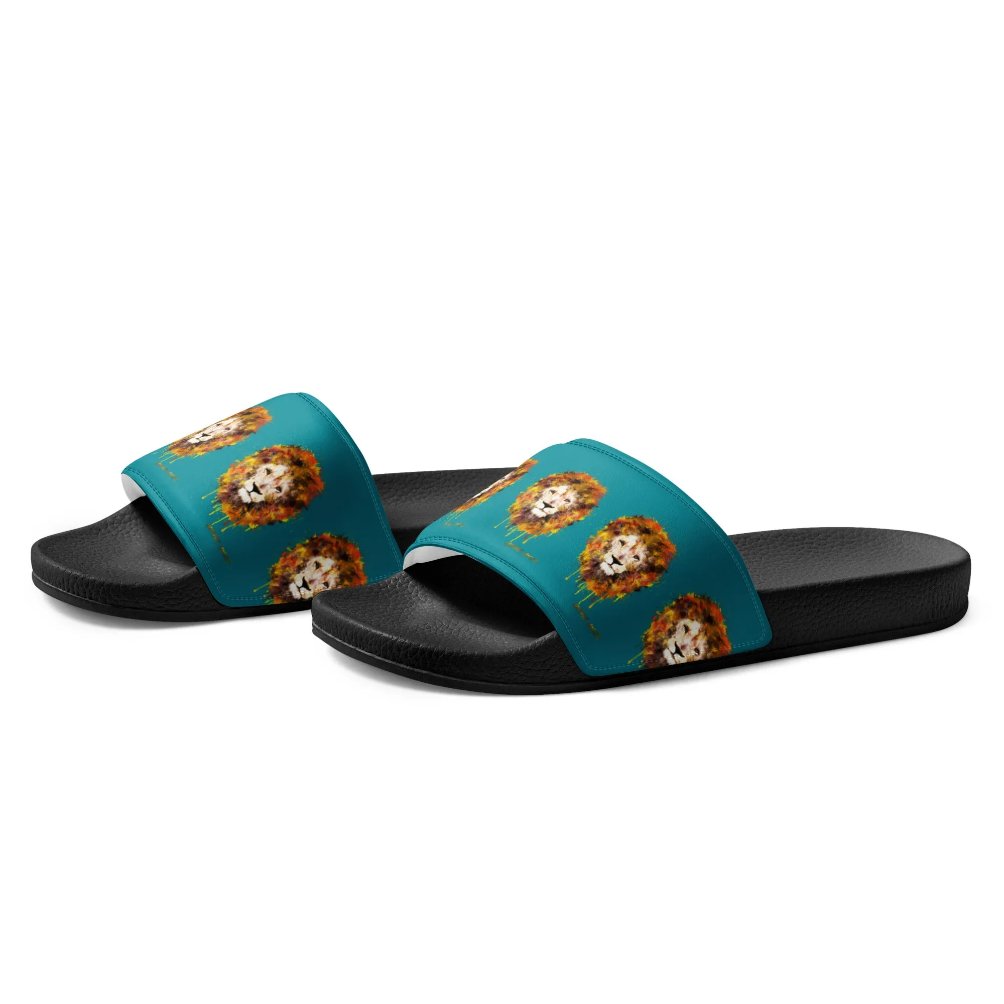 Teal Women's Slides