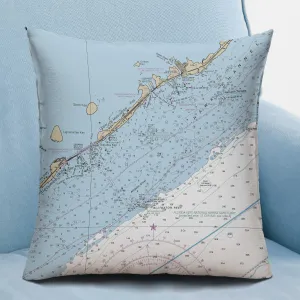 The Alligator Reef Square Pillow Cover