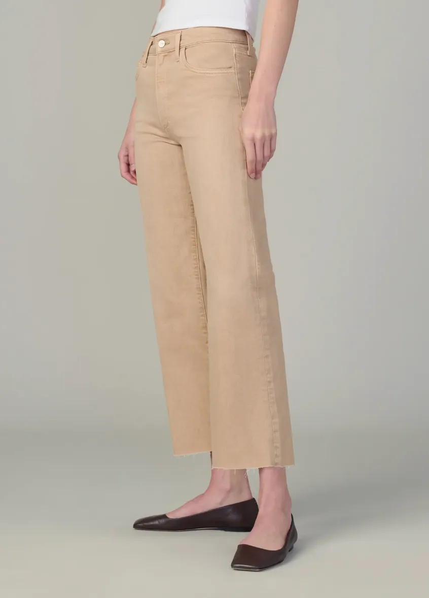 The Blake Cropped Wide Leg with Raw Hem