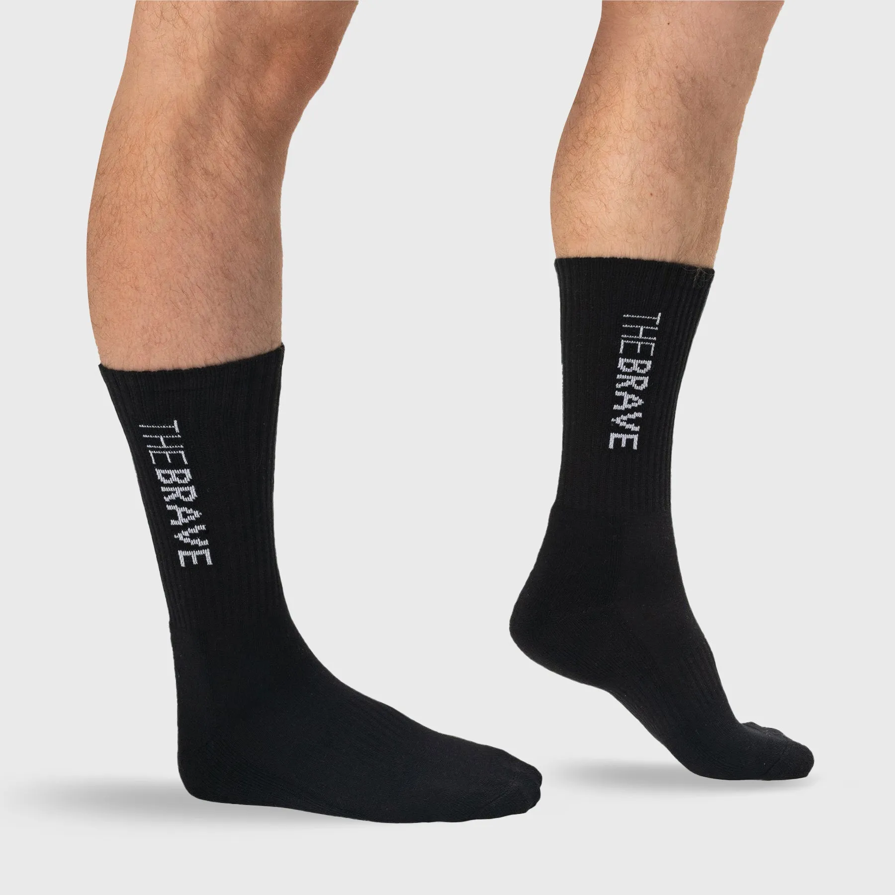 THE BRAVE - SLIDE SOCKS - 3PK - GREY/WHITE/BLACK