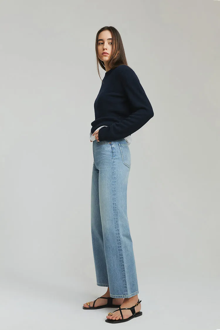 The Cityer Crop Wide Jeans