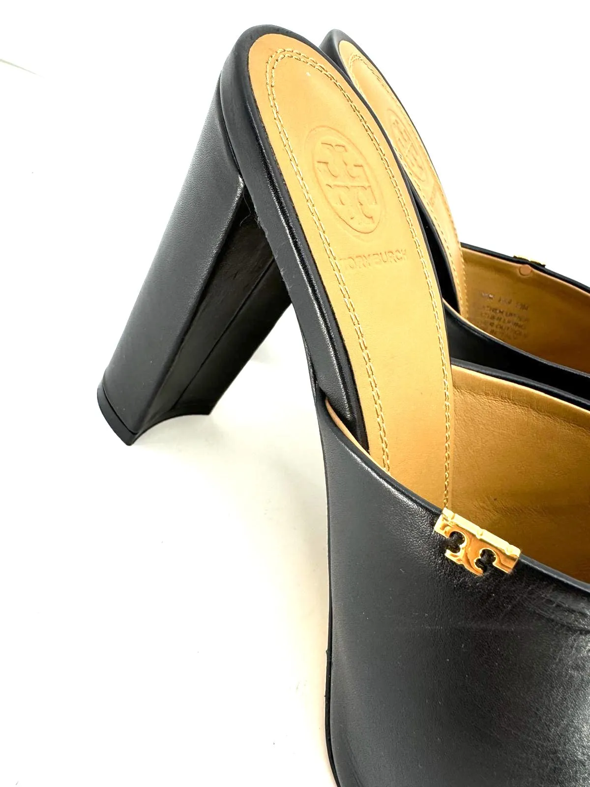 TORY BURCH PENELOPE 90MM LEATHER MULES