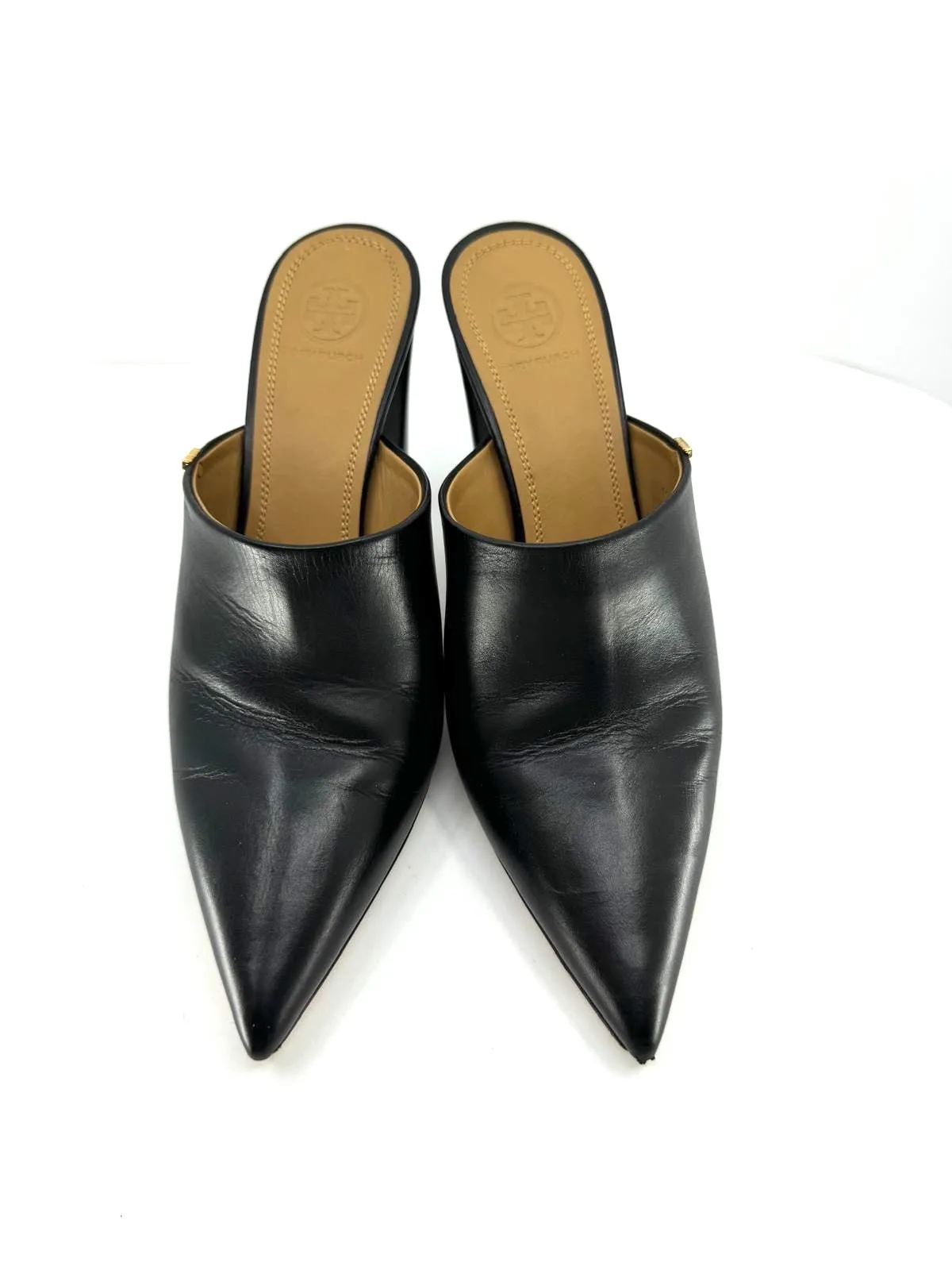 TORY BURCH PENELOPE 90MM LEATHER MULES