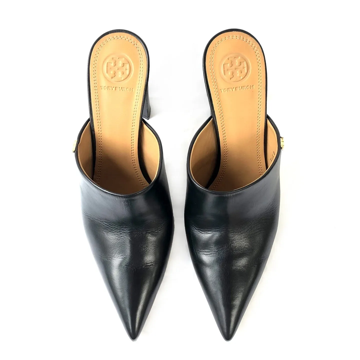 TORY BURCH PENELOPE 90MM LEATHER MULES
