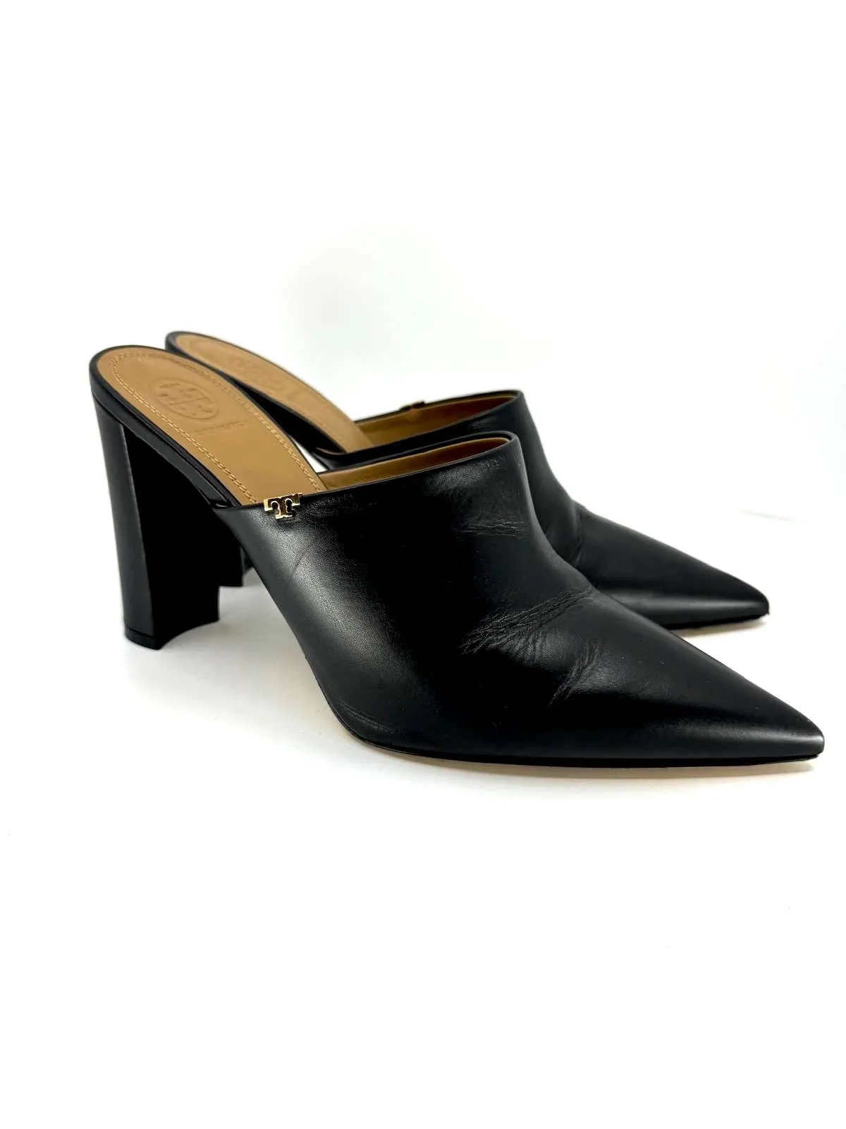 TORY BURCH PENELOPE 90MM LEATHER MULES