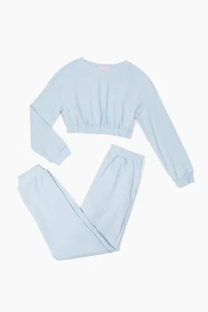 Two-Piece Lounge Set - Light Blue