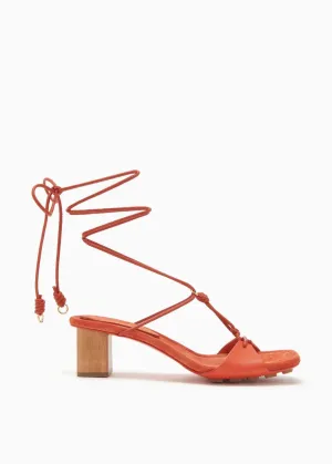 Ulla Johnson Loren Lace-Up Midi Heel