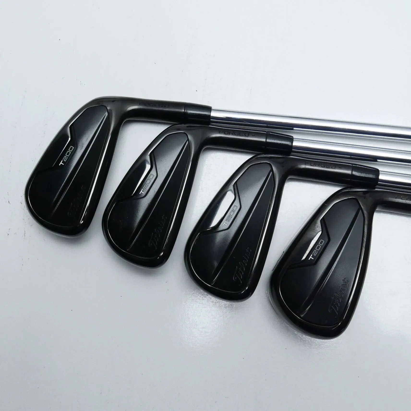 Used Titleist T200 2021 Black Irons Iron Set / 5 - PW   48° / Stiff Flex