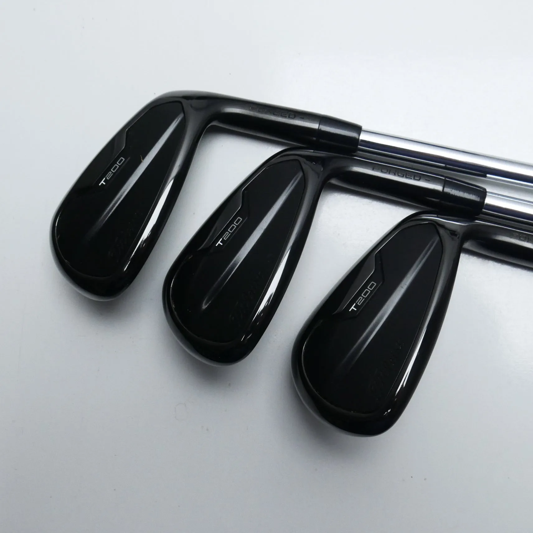 Used Titleist T200 2021 Black Irons Iron Set / 5 - PW   48° / Stiff Flex
