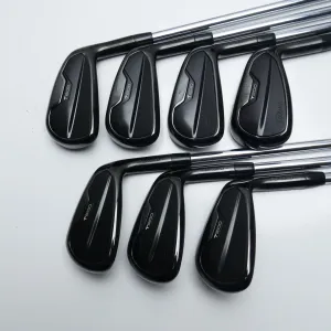 Used Titleist T200 2021 Black Irons Iron Set / 5 - PW   48° / Stiff Flex