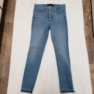 Veronica Beard Debbie 10&quot; Skinny Jean Cropped Frayed Hem Size 27