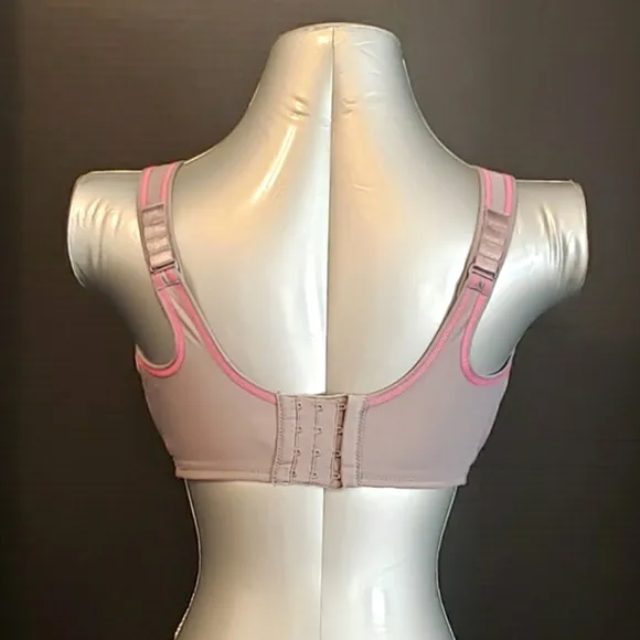 Wacoal Woman's Full Support Sport Underwire Bra 32H Pink/Gray