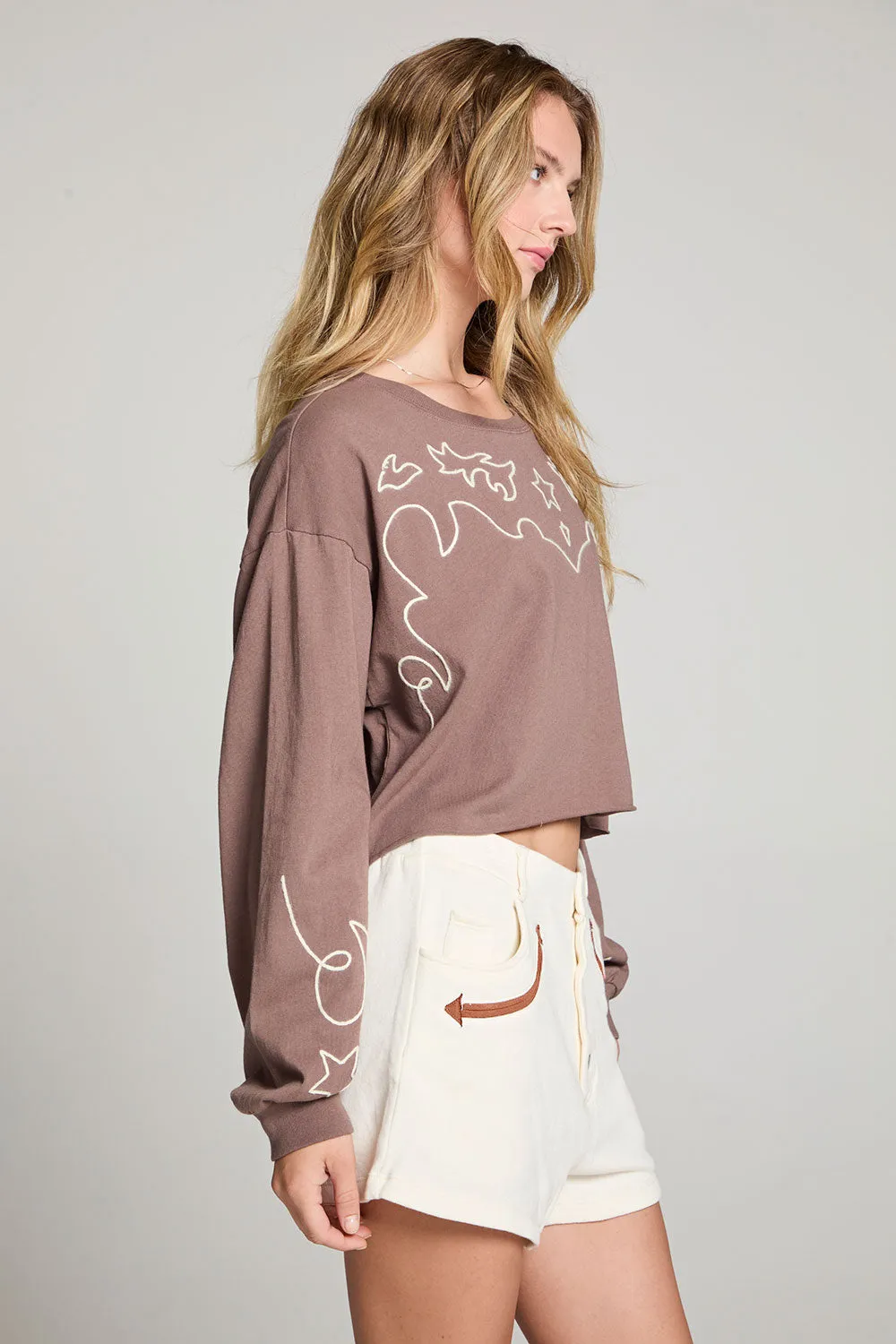Western Embroidery Long Sleeve