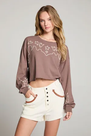 Western Embroidery Long Sleeve