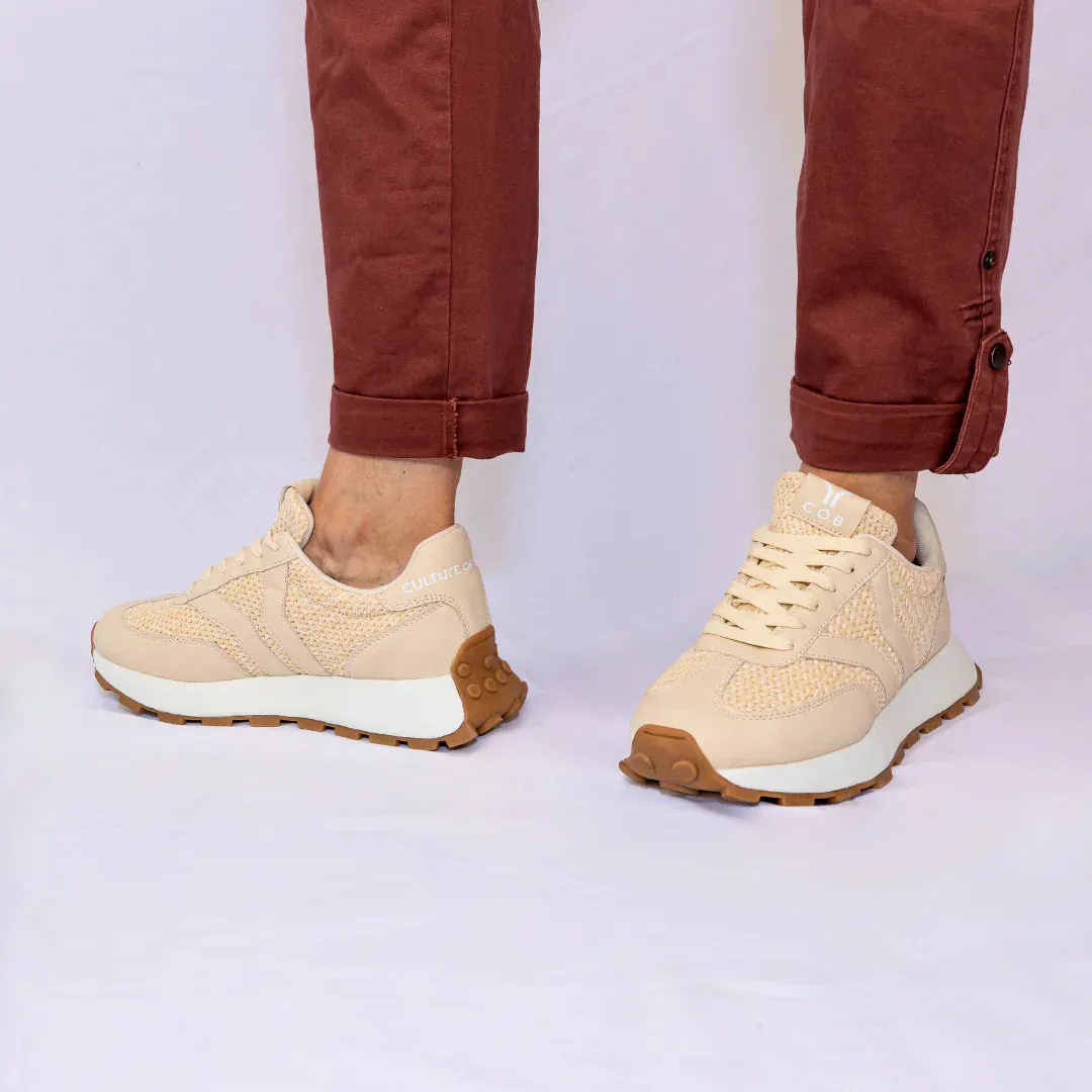WOMEN'S C.O.B by CULTURE OF BRAVE HOPE SNEAKER | ECRU / ECRU WINGS