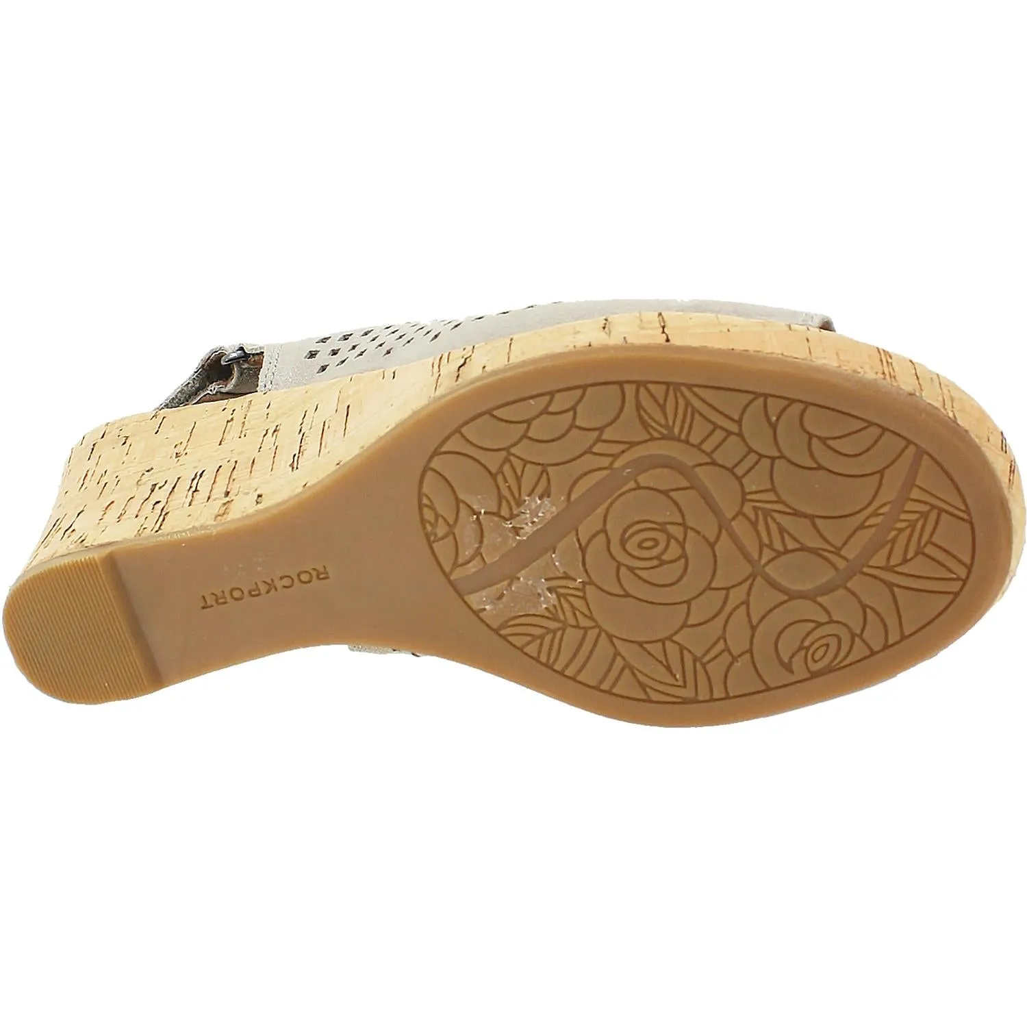 Women's Rockport Briah Perf Sling Khaki Nubuck