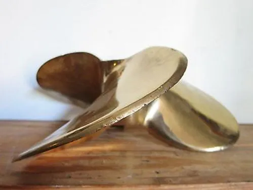 WW2 Brass Triple Boat Propeller