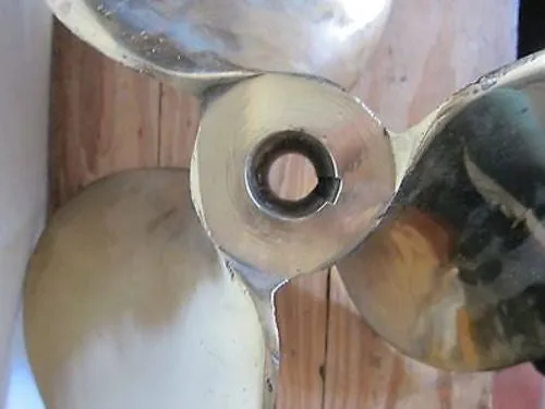 WW2 Brass Triple Boat Propeller