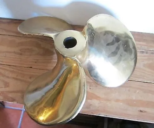 WW2 Brass Triple Boat Propeller