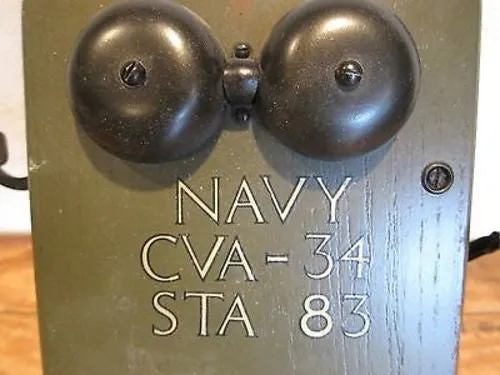 WW2 Naval Battleship Military Phone, CVA 34 STA 83