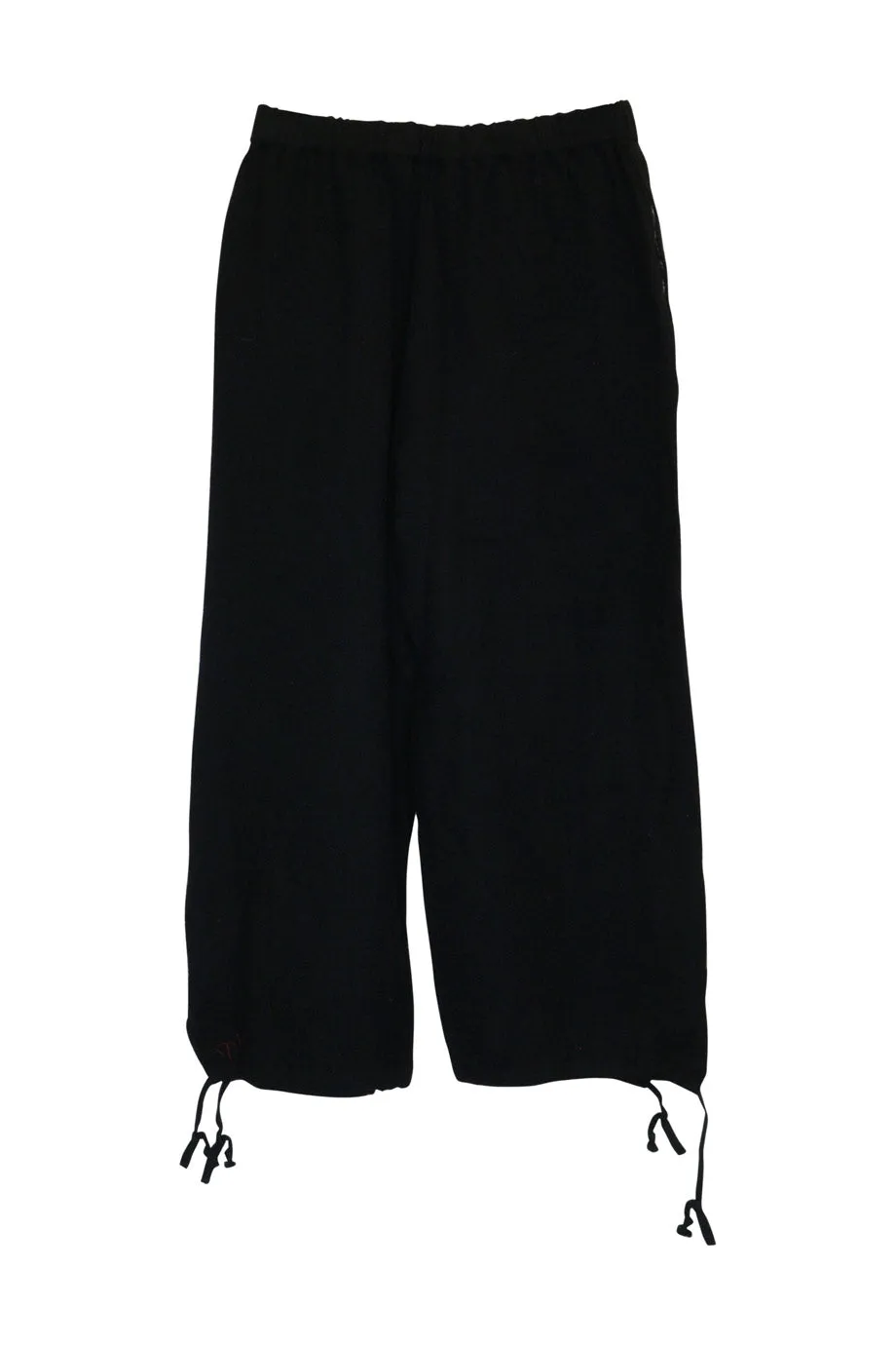 [WW22602] Comme Des Garçons, Black | Cropped Pants