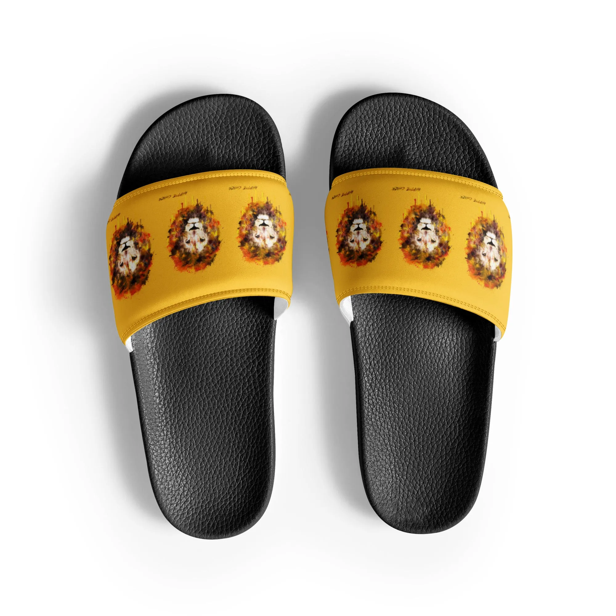 Yellow Women's Slides