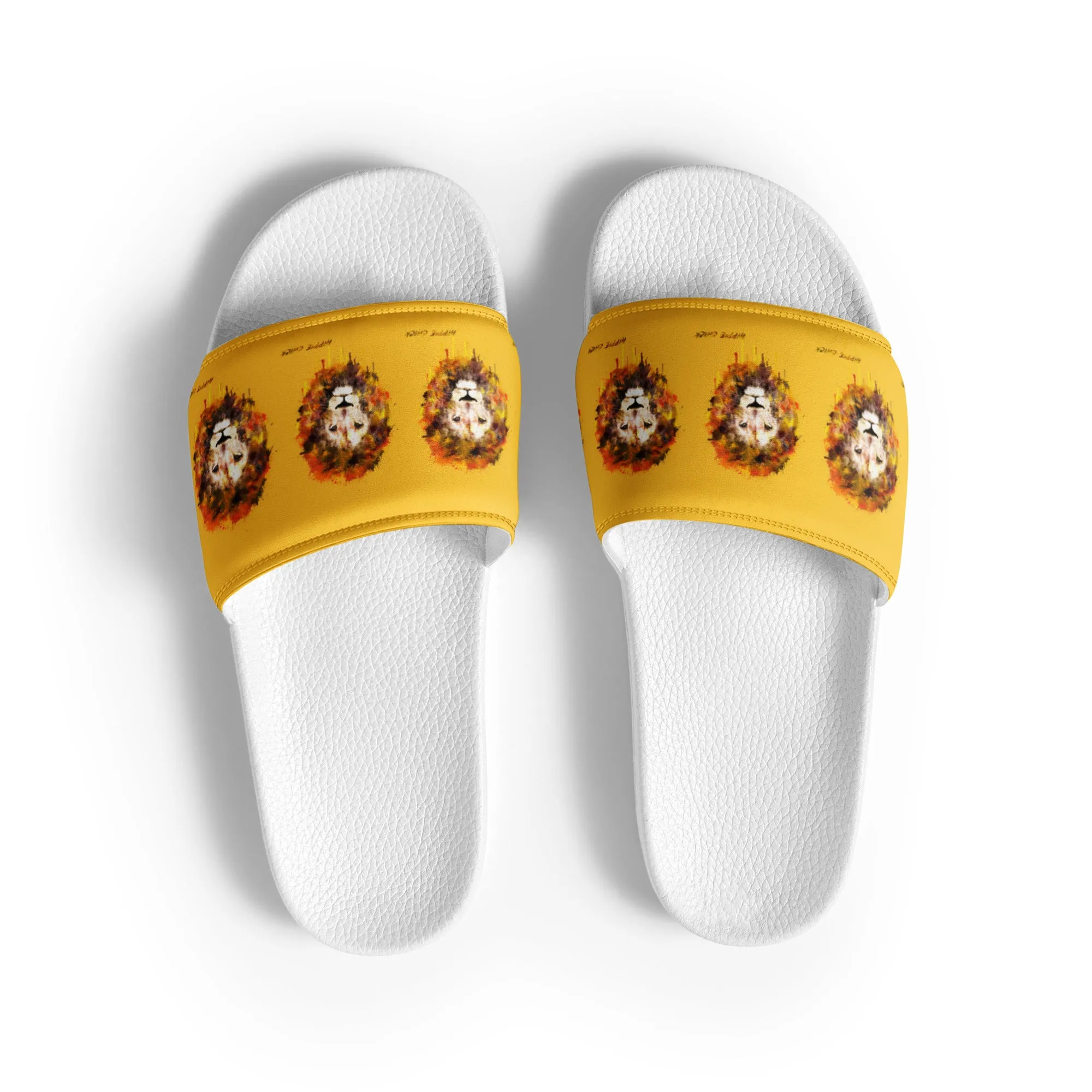 Yellow Women's Slides
