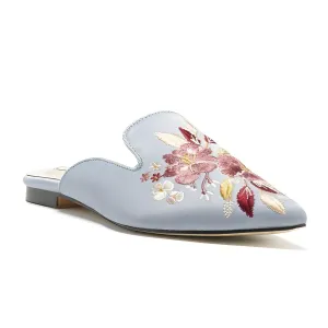 Zinnia Satin Mules