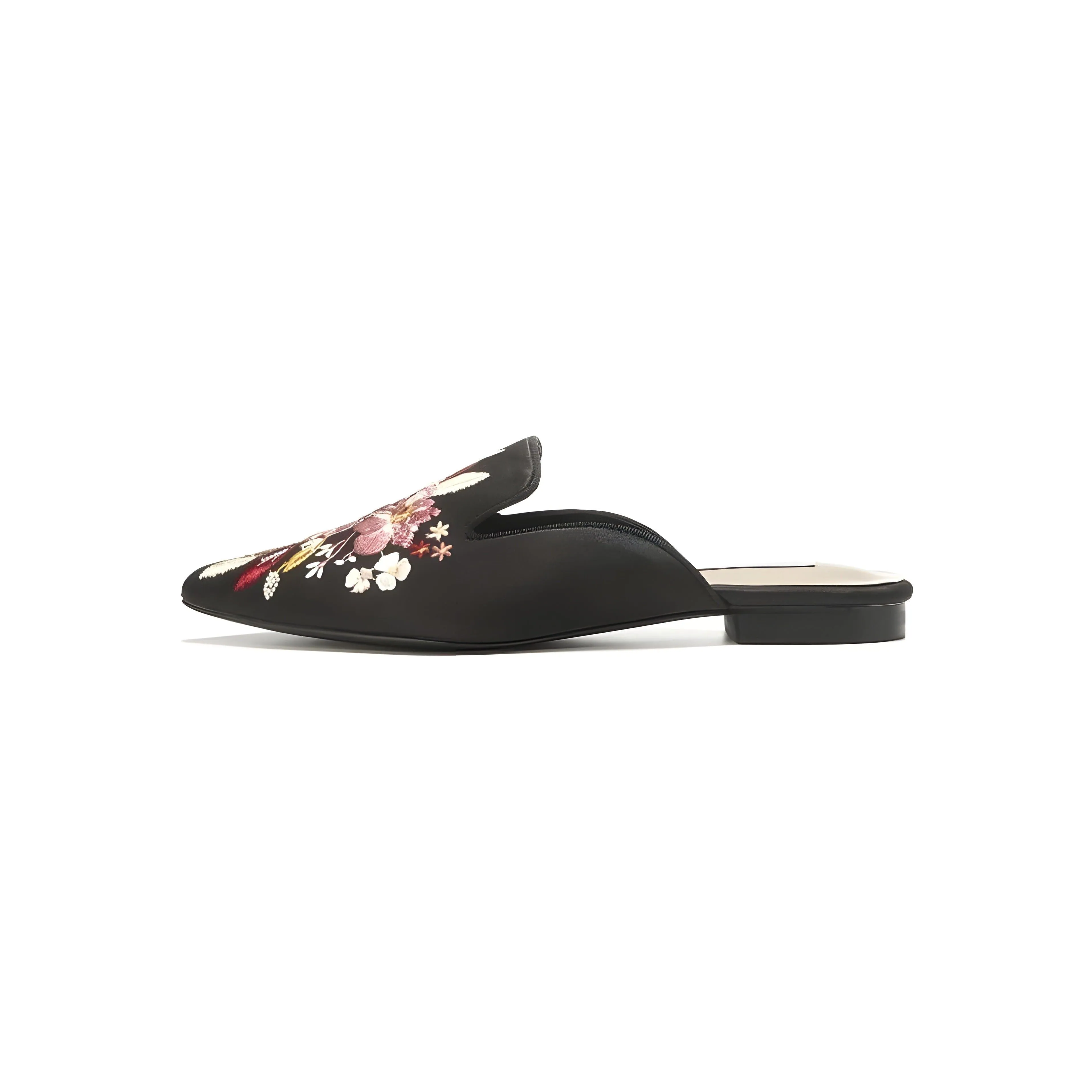 Zinnia Satin Mules