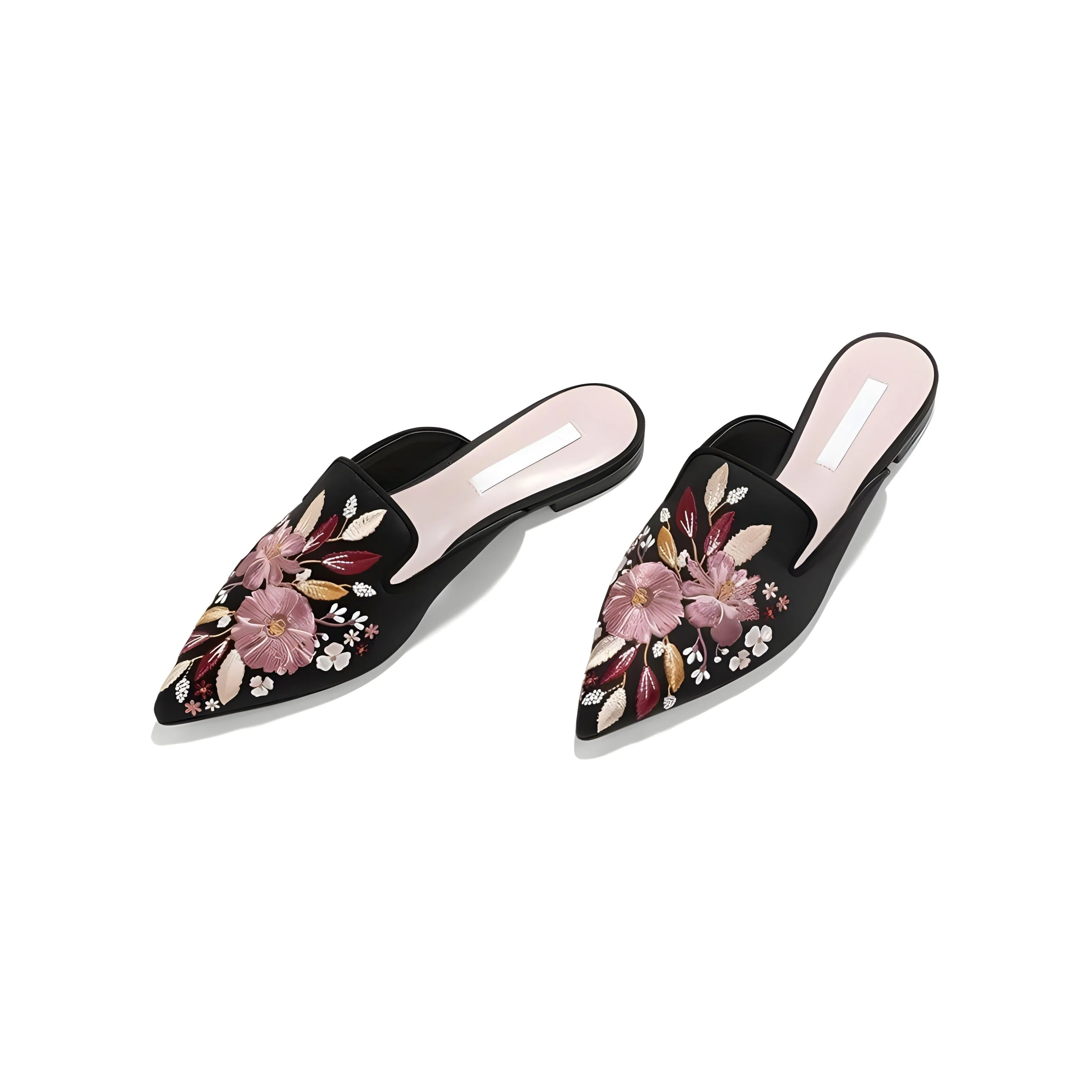 Zinnia Satin Mules